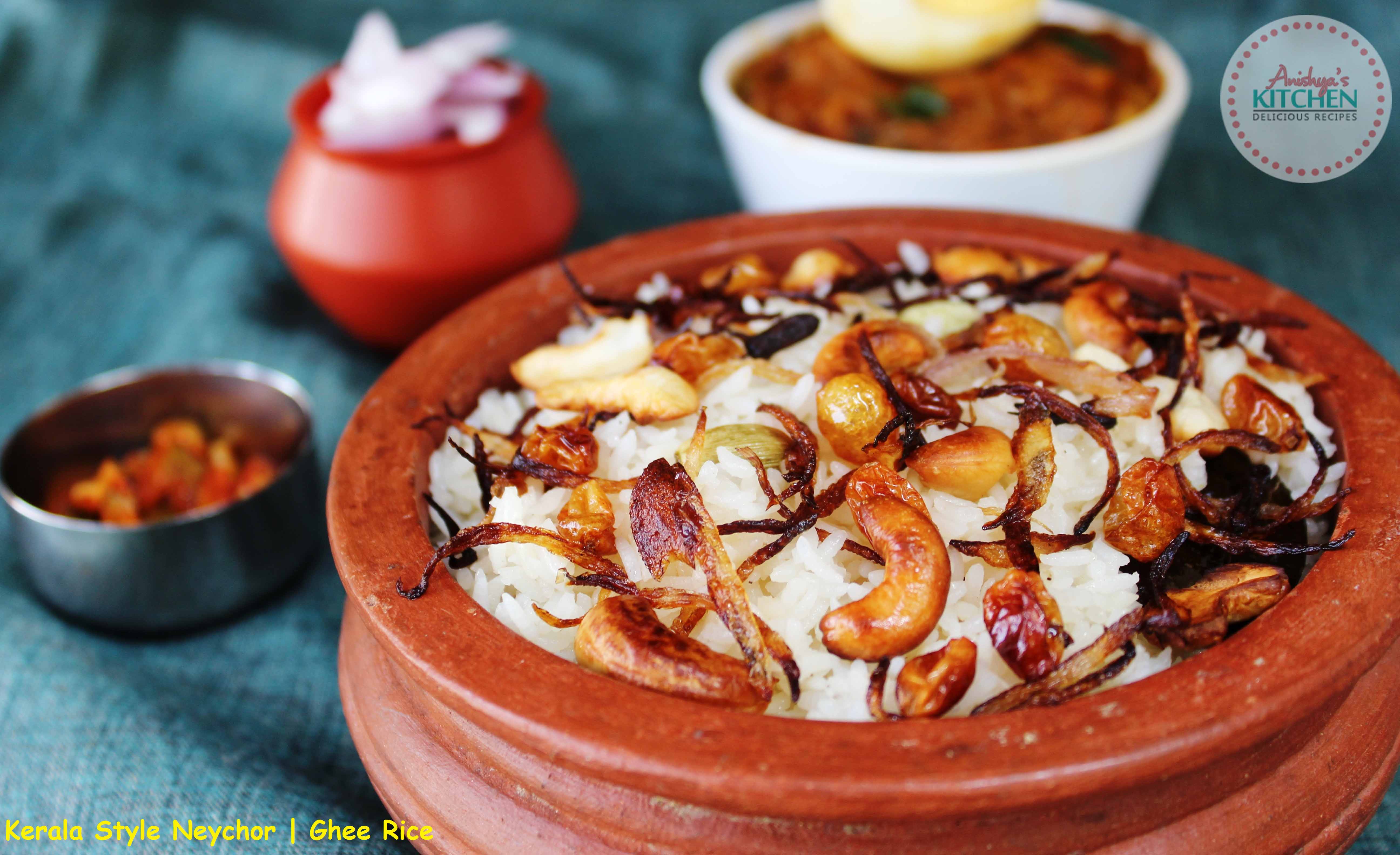 Kerala Style Neychor - Ghee Rice Recipe