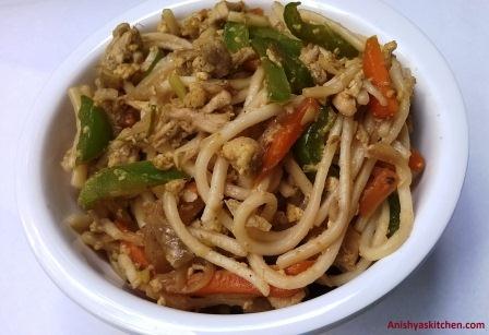 Indo Chinese Chow Mein