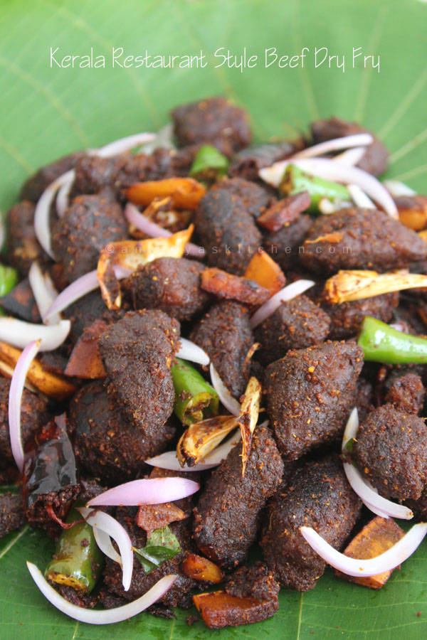 Kerala Restaurant Style Beef Dry Fry Recipe, Beef fry, Thattukada Beef Fry