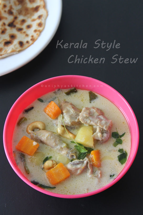 Kerala Style Chicken Stew - Chicken Curry with Coconut Milk - Kozhi Stew -Easter - Christmas Special