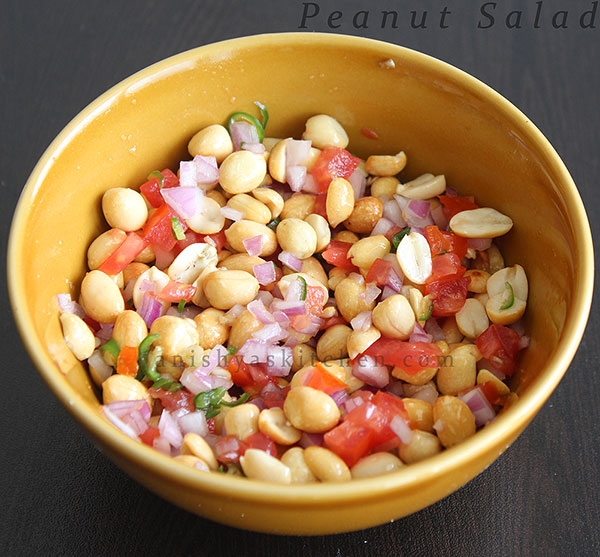 Kappalandi salad - Peanut salad - Nilakadala salad - Kadala salad - Peanut recipes - Groundnut recipes
