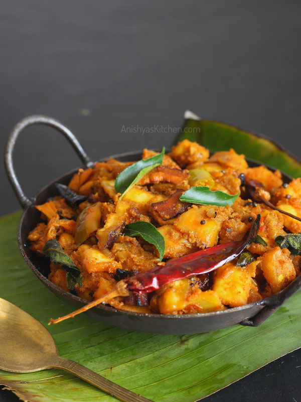 Kerala style chakka masala - jackfruit masala - Kathal masala recipe